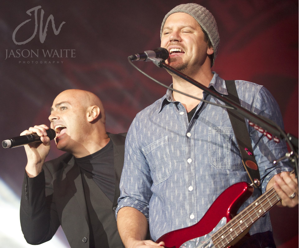 Peter Furler with Tai Anderson of Third Day 