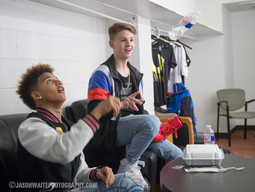 MattyB-Raps-Justin-Dallas-Concert-Backstage